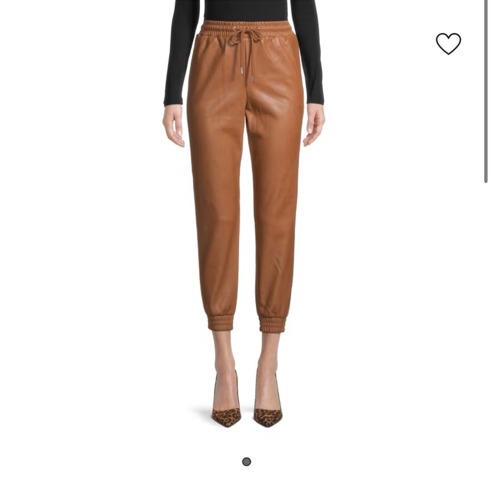 Bagatelle Faux Leather Jogger Pants Size M